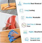 Microfiber Cleaning Cloth, 50 Pack Cleaning Rags - Image 2