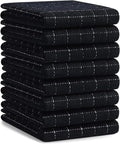 Homaxy 100% Cotton Terry Kitchen Towels, Checkered Designed, Soft and Super by Homaxy