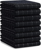 Homaxy 100% Cotton Terry Kitchen Towels, Checkered Designed, Soft and Super by Homaxy