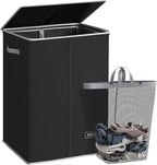 SOLEDI Laundry Hamper with Lid 130L Large & Tall Collapsible Laundry Basket by SOLEDI