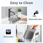 PoYang 17.7 inch Faucet Mat for Kitchen Sink Splash Guard, 7° Slope Silicone - Image 9