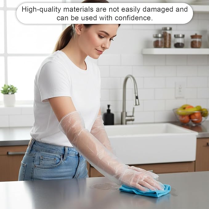 Long Sleeve Cleaning Gloves - Image 6