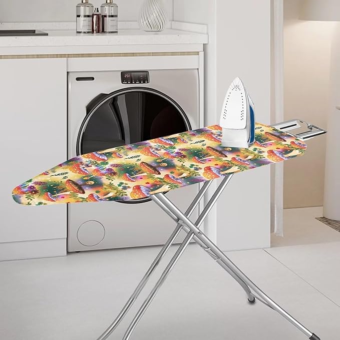 Spot Mushroom Ironing Board Cover, Trippy Forest Mushrooms Protective Sleeve - Image 2