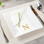 Luxenap 15.8 X 7.9 Inch Linen-Feel Guest Towels, 50 Lettered Hand Towels - Image 3