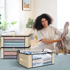 HomeHacks Storage 10-Pack Clothes Organizer Storage Bags Foldable Storage Box - Image 7