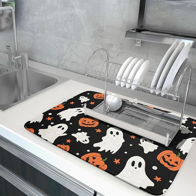 Halloween Dish Drying Mat 18 x 24 Inch - Image 5