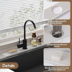 Faucet Mat for Kitchen Sink, Diatomite Quick Drying Tray, 23.6Inch Kitchen Sink - Image 4