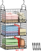 Sonyabecca 3-Tier Extra Large Closet Hanging Organizer by Sonyabecca