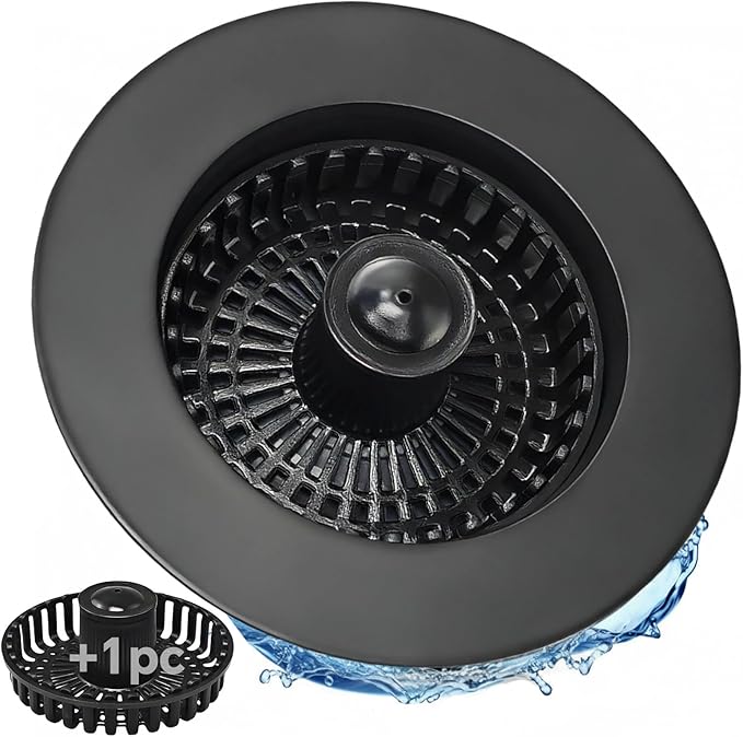 Kitchen Sink Stopper, 3 in 1 Pop Up Kitchen Sink Drain Strainer, by Unknown