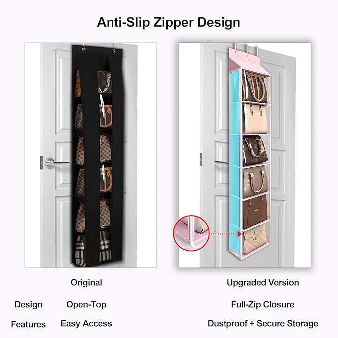 Lirex Over The Door Purse Organizer & Purse Shelf - Image 4