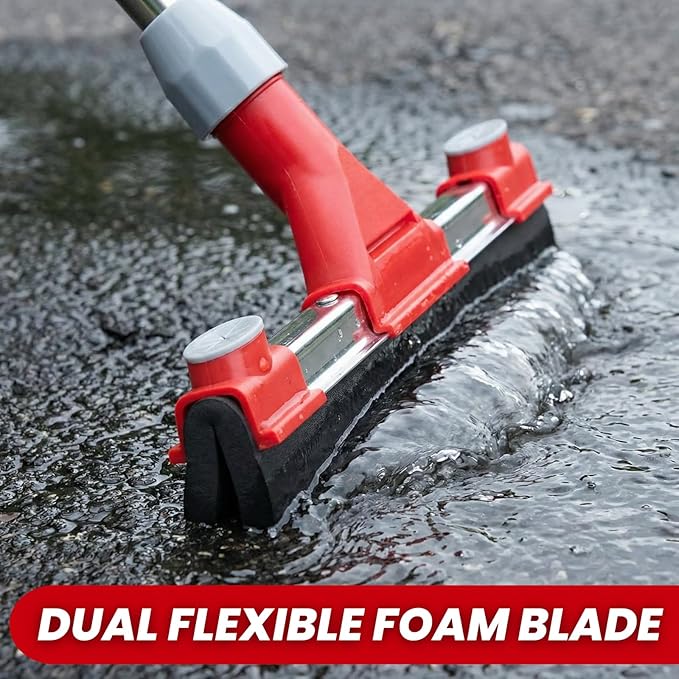 Heavy Duty Floor Squeegee for Concrete Floor – 17.3” EVA Foam Blade - Image 2