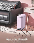 JM.YIPENG 17L Rubbish Bin, Pedal Bin - Image 2