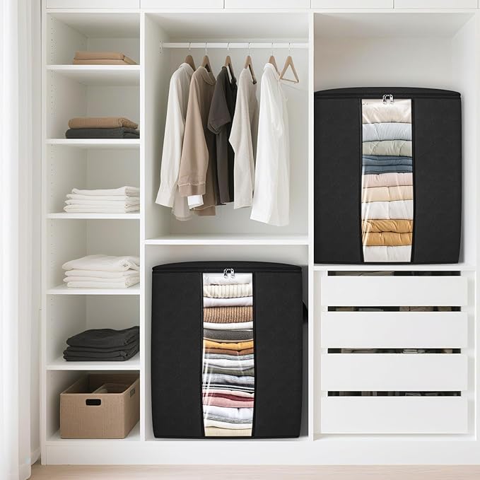 Clothes Storage Bags, 80L Large Capacity Containers - Image 7