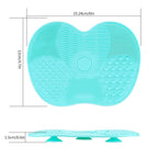4 Pcs Silicone Make Up Brush Cleaning Mat, Makeup Brush Cleaner Mats, Cosmetic - Image 2