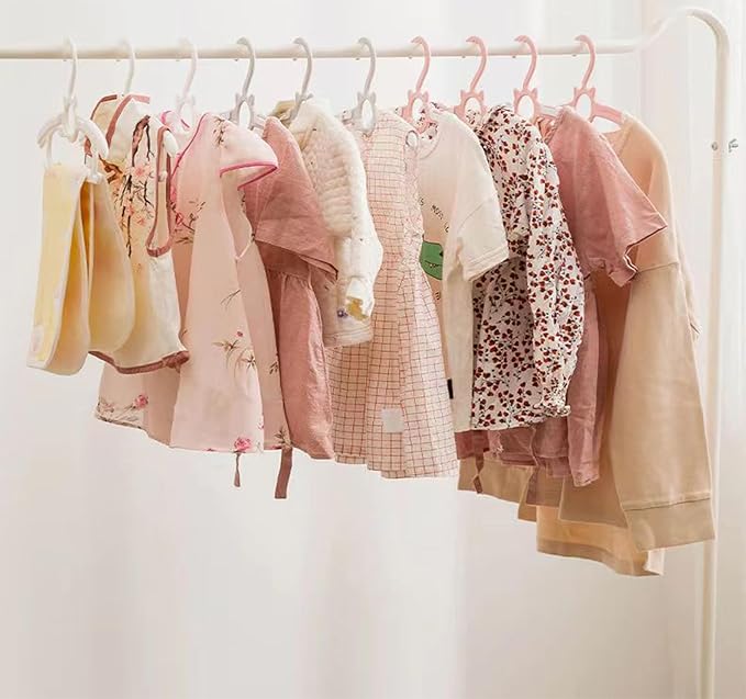 Baby Nursery Closet Hangers, Ultra Thin Non-Slip and Extendable Laundry Infant - Image 5