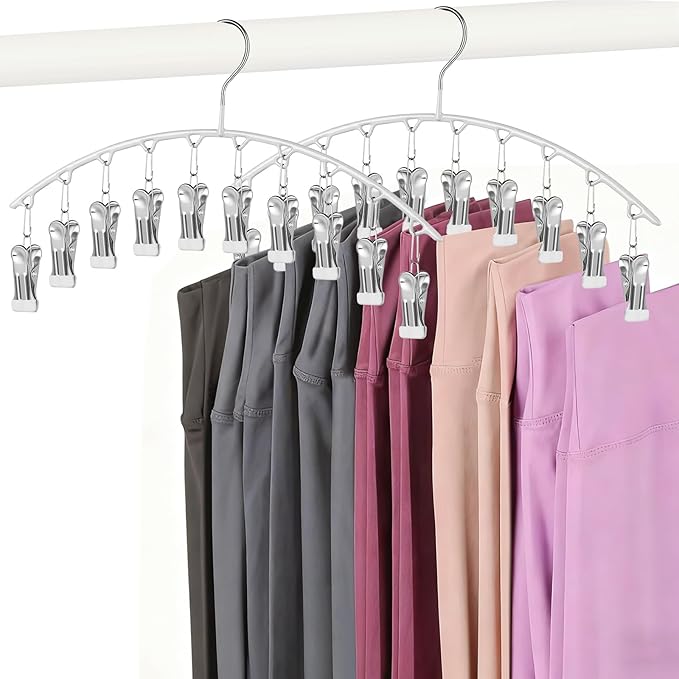 Legging Hangers for Closet Organizer, Hat Hangers for Closet 2 Pack by Arkeiliy