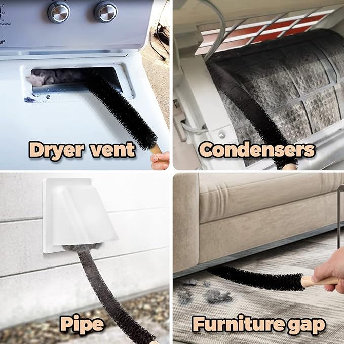 Holikme Dryer Vent Cleaner Kit 2 Pack - Image 4