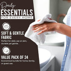 DAN RIVER 24 Pack Wash Cloths for Showering - Image 7