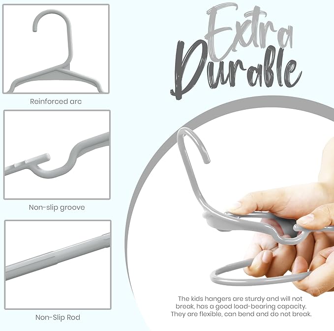 Utopia Home 20 Pack Kids Hangers - Image 4