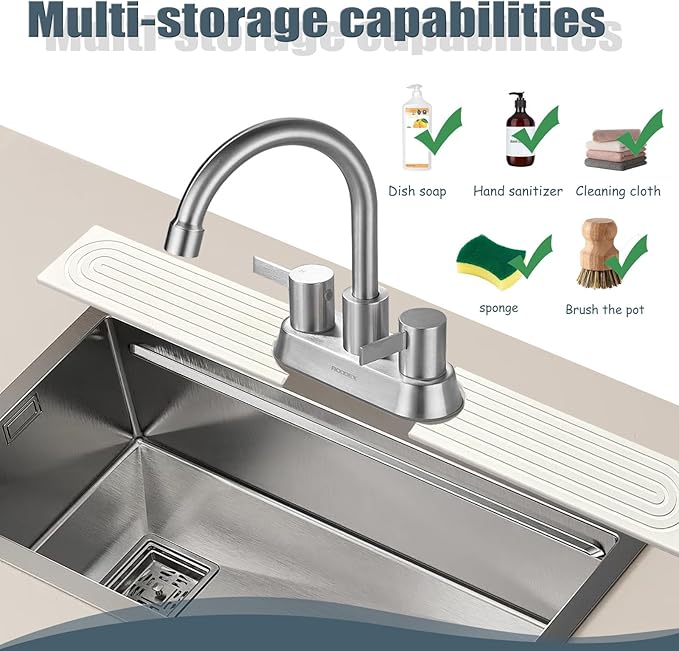 Stargaz Faucet Mat For Kitchen Sink，Sink stone quick dry around faucet - Image 5