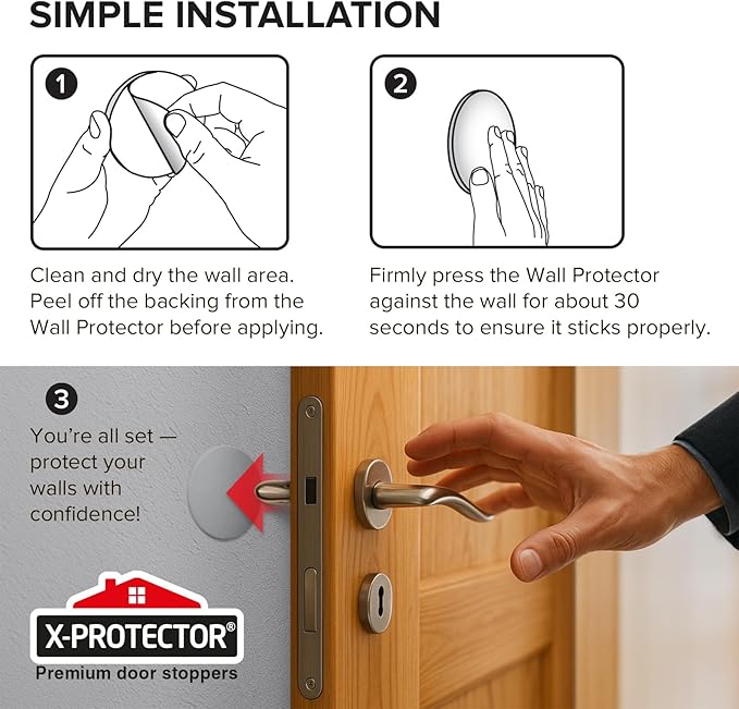 X-Protector Door Stoppers for Wall - Image 5