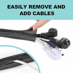 AGPTEK Cable Sleeve Cover, 6.6ft - Image 5