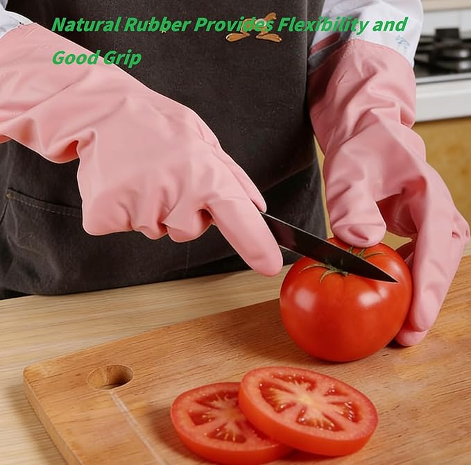 Dishwashing Cleaning Gloves Tear-Resistant Rubber Household Cleaning Gloves - Image 7