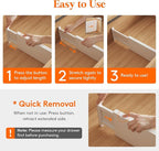 Lifewit 9 Pack 5" High Drawer Dividers 34-56cm/13.5-22" Adjustable Drawer - Image 3