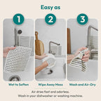 FEBU Swedish Dishcloths for Kitchen | 5 Pack Watercolor Reusable Paper Towels - Image 7