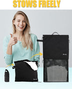 Mesh Laundry Bag Travel Bags-Small Hanging Wash Delicates Reusable Dirty Bag - Image 5