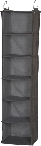 Household Essentials 6-Shelf Linen Hanging Closet Organizer by HouseholdEssentials
