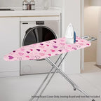 Pink Hearts Ironing Board Cover Soft Stain Resistant Ironing Board Cover - Image 2