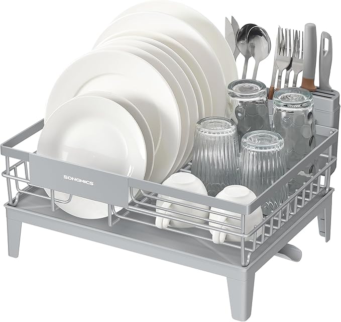 SONGMICS Dish Drying Rack, Kitchen Dish Rack, by SONGMICSbySONGMICSHOME
