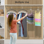 TomCare 4 Pack Space Saving Hangers，2Pack Tank Top Hanger and 2Pack Leggings - Image 6