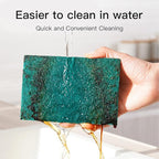 Heavy Duty Scour Pads Sponge Dish Scrubber Non-Scratch Green Reusable Household - Image 5