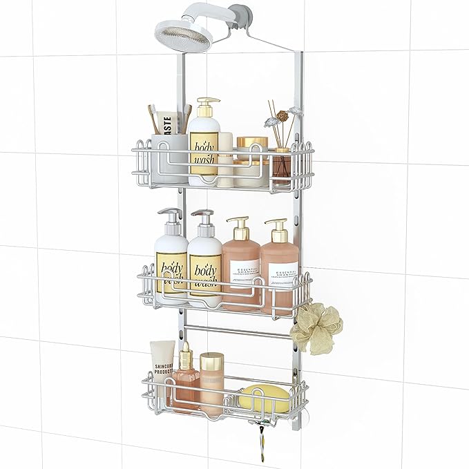 SWTYMIKI Shower Caddy Hanging Organizer by SwtyMiki-TidyHomeSweetLife