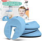 Upgraded Silicone Door Pinch Guard and Door Stoppers 2 Functions in 1 by Neobay