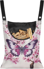Clothes Pin Hanging Bag, Butterfly Clothes Pins Bag Holder Outdoor 4.Stylish by Unknown