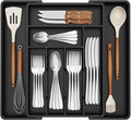 Lifewit Utensil Organizer for Kitchen Drawer, Expandable Cooking Silverware Tray by Lifewit