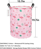 QUEENLALA Large Storage Basket, Laundry Hamper/Bathroom/Home Decor/Collapsible - Image 2