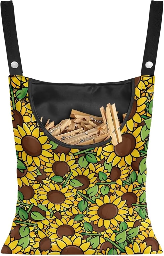2 Pcs Clothes Pin Hanging Bag by Unknown