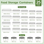 50-Piece Food Storage Containers - Image 2