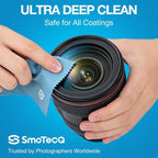 SmoTecQ Glasses Cleaner Kit – Alcohol-Free, Plant-Based Spray + Ultra-Soft - Image 3