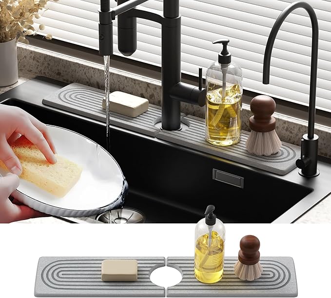 Quick Dry Sink Splash Guard by SlowSLog