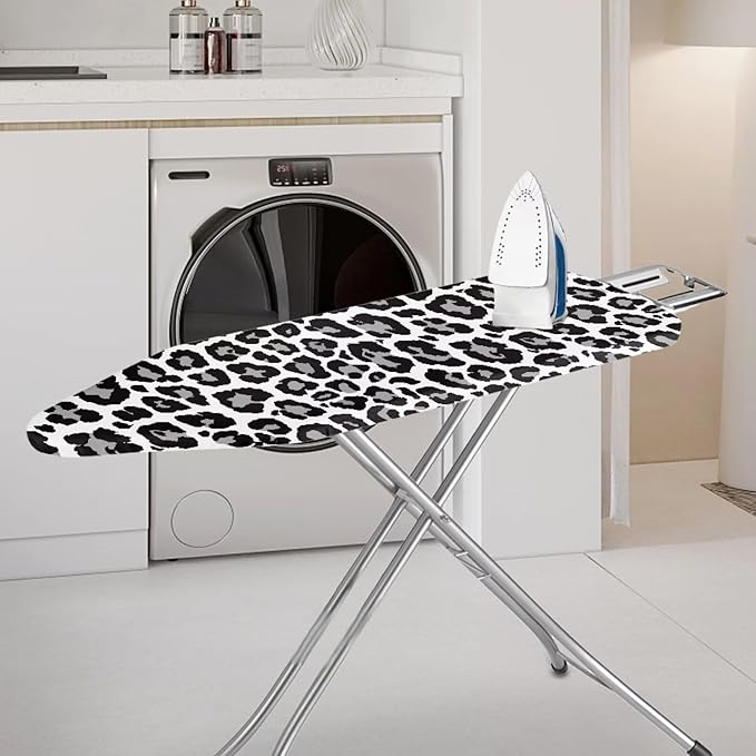 Black White Leopard Ironing Board Cover and Pad 15 X 54 Inch 3D Print Iron - Image 2