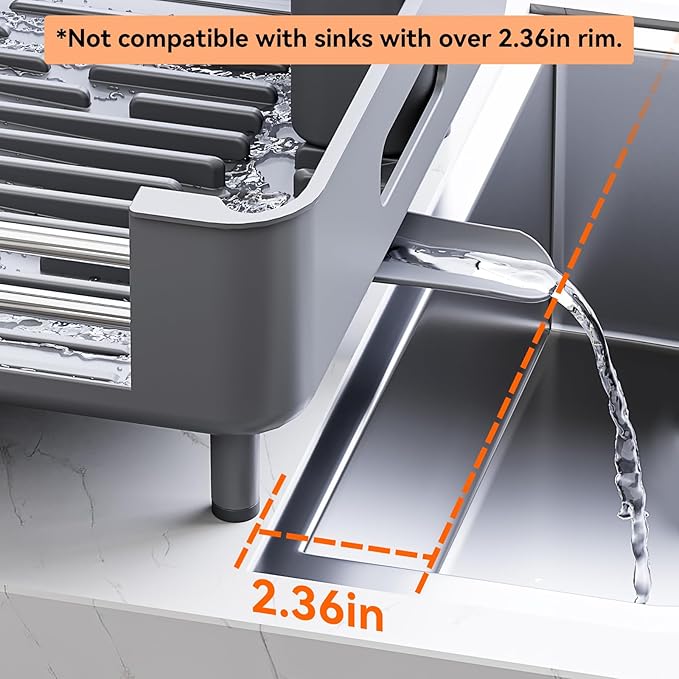 Stainless Steel Dish Drying Rack - Image 7