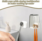 2-Piece Set of White self-Adhesive Wall-Mounted Waterproof Toothbrush Holders - Image 7