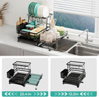 2 Tier Dish Drying Rack - Image 3