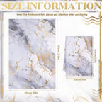 Boyiee Set of 6 Marble Kitchen Towels Gold Dish Towels Absorbent Stylish Marble - Image 4