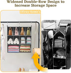 Ofiray-home 3 Tier Hanging Closet Organizer, 10 Compartments Sweater Organizer - Image 7